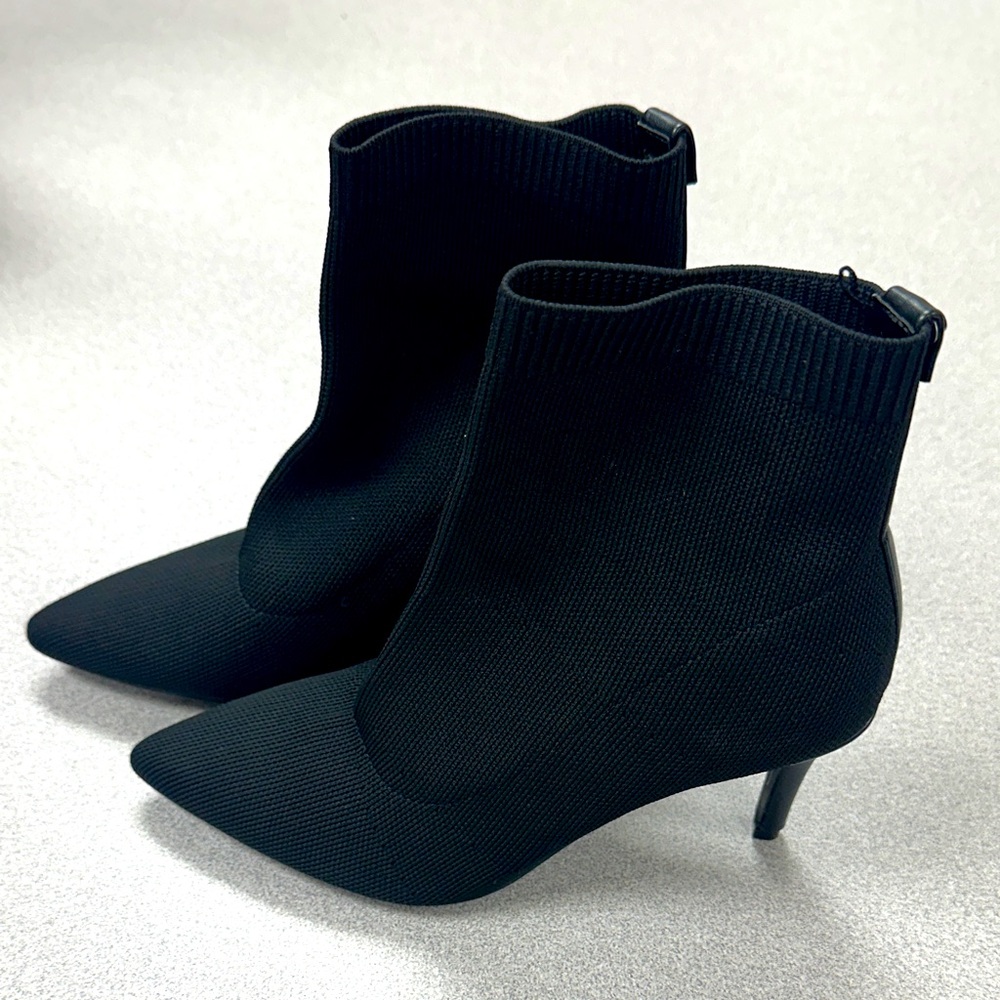 New Calvin Klein black Gabby sock heel boots size 6 - Picture 2 of 6